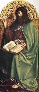 Jan Van Eyck St John the Baptist painting
